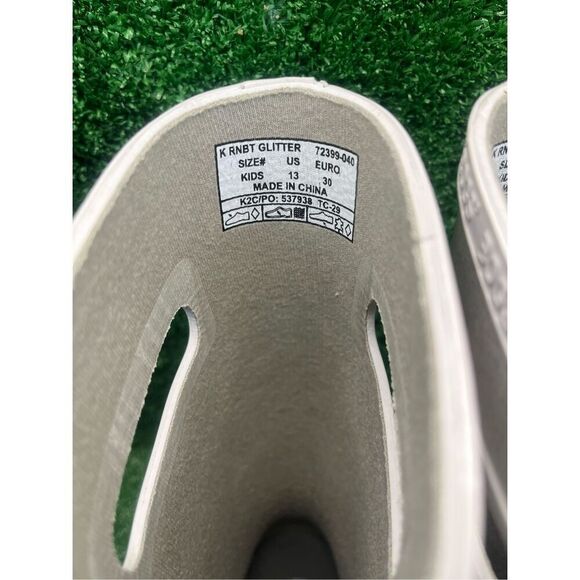 BOGS Kids' Rainboots Glitter Waterproof Gray Boots little Kids Sz 13 - Picture 7 of 10